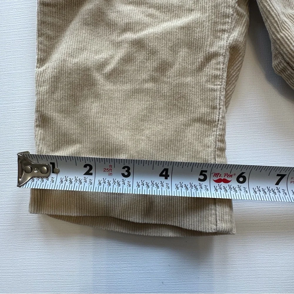 Baby Gap Tan Corduroy Flare Leg Pull On Pants 6-12 Months Girls Button Snap‎